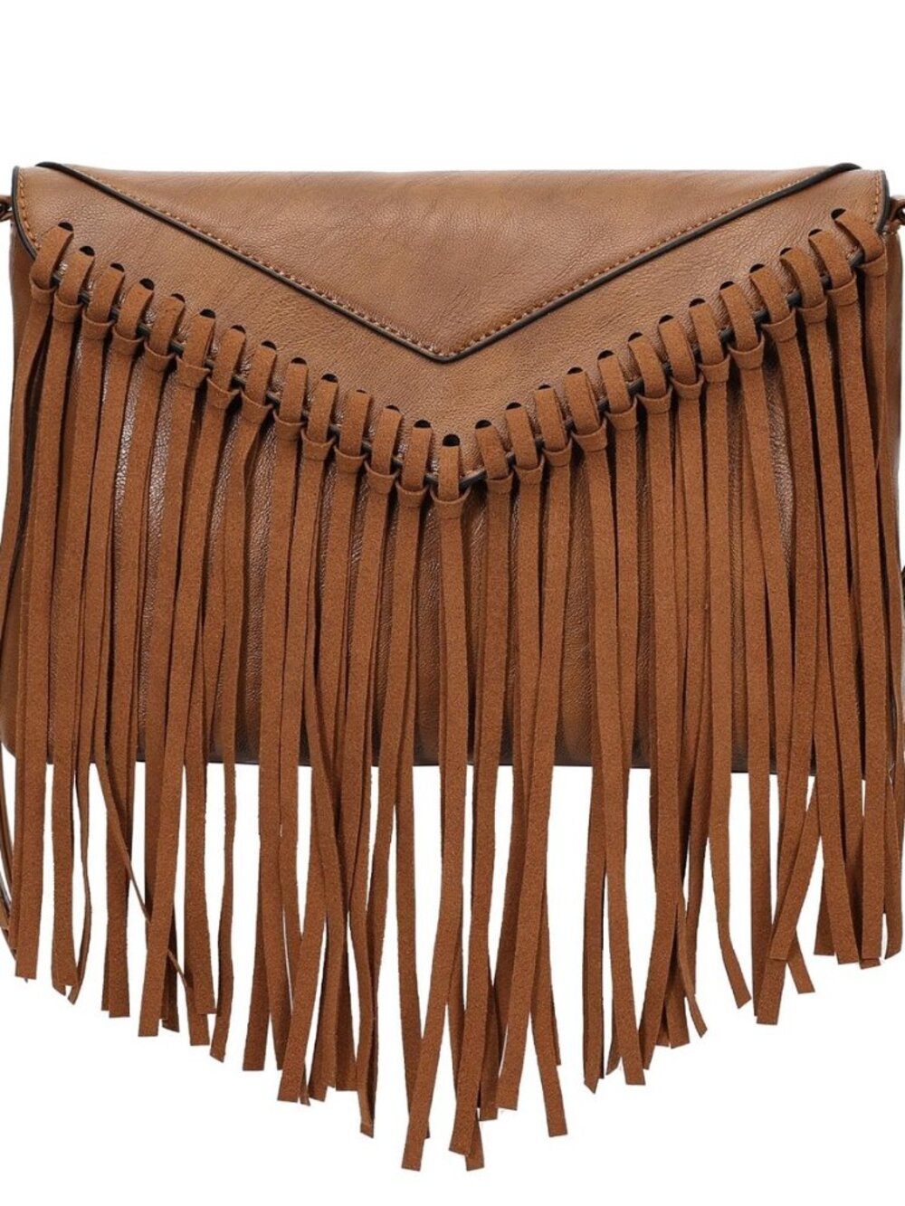 Women's Purses Fringe Tassel Crossbody Shoulder PU Leather Handbag